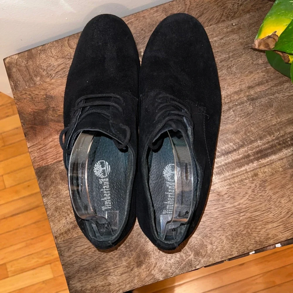 Timberland‎ Mens 42/9 Black Suede Chukka Boots Lug Sole Size 9